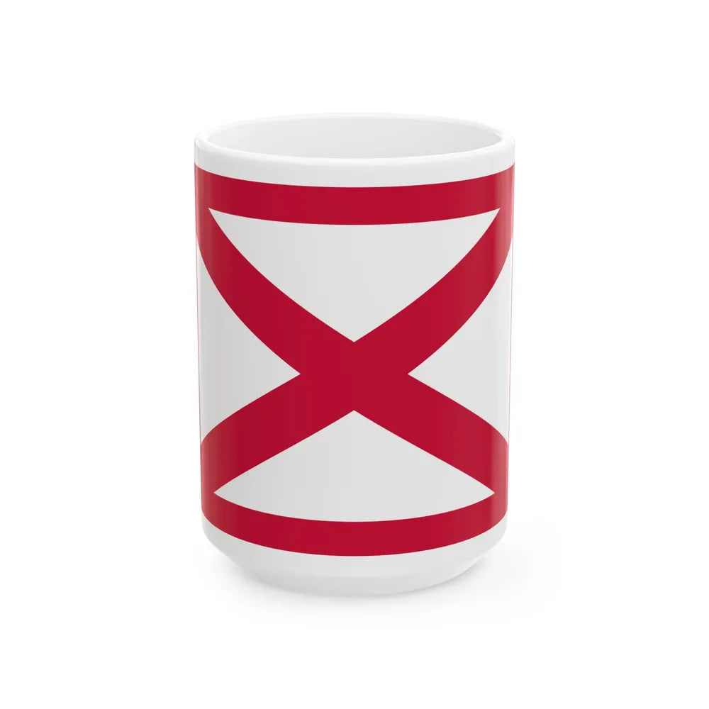 Royal Standard of Uvea 1858-1887 (France) White Coffee Mug 15oz - Go Mug Yourself