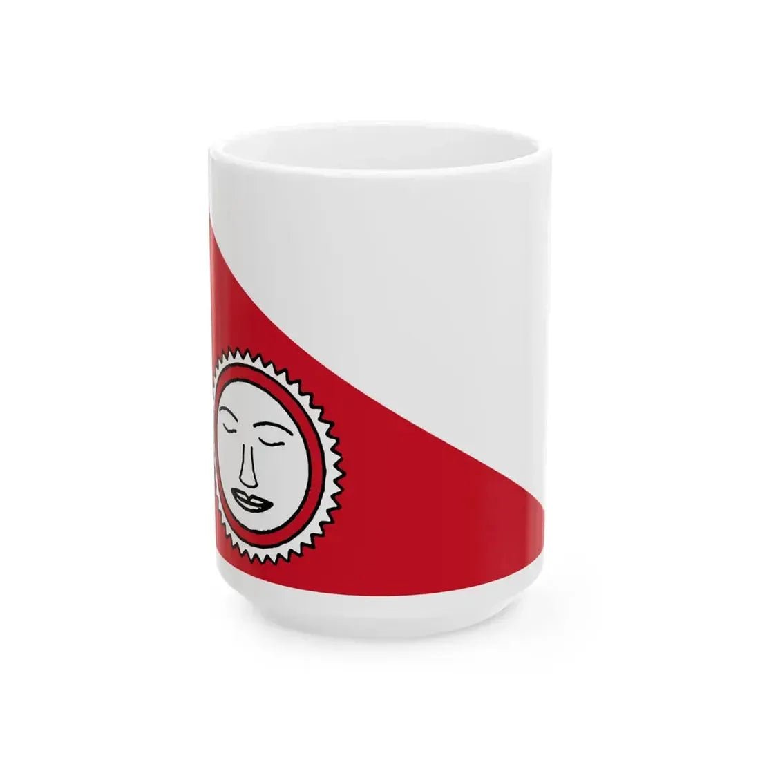 Royal standards of the Rana Dynasty 19th century (Nepal) White Coffee Mug 15oz - Go Mug Yourself