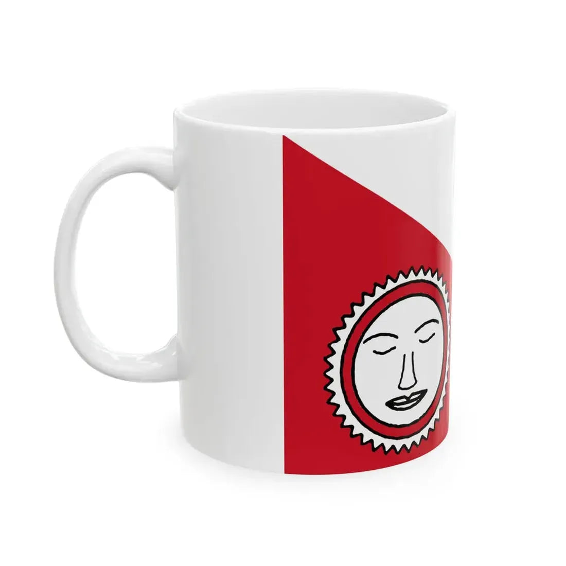 Royal standards of the Rana Dynasty 19th century (Nepal) White Coffee Mug - Go Mug Yourself