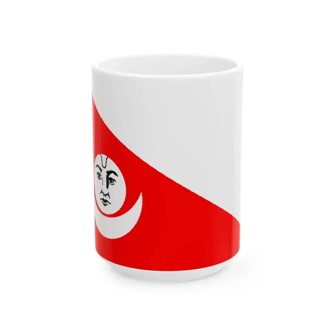 Royal standards of the Shah Dynasty 19th century (Nepal) White Coffee Mug 15oz - Go Mug Yourself