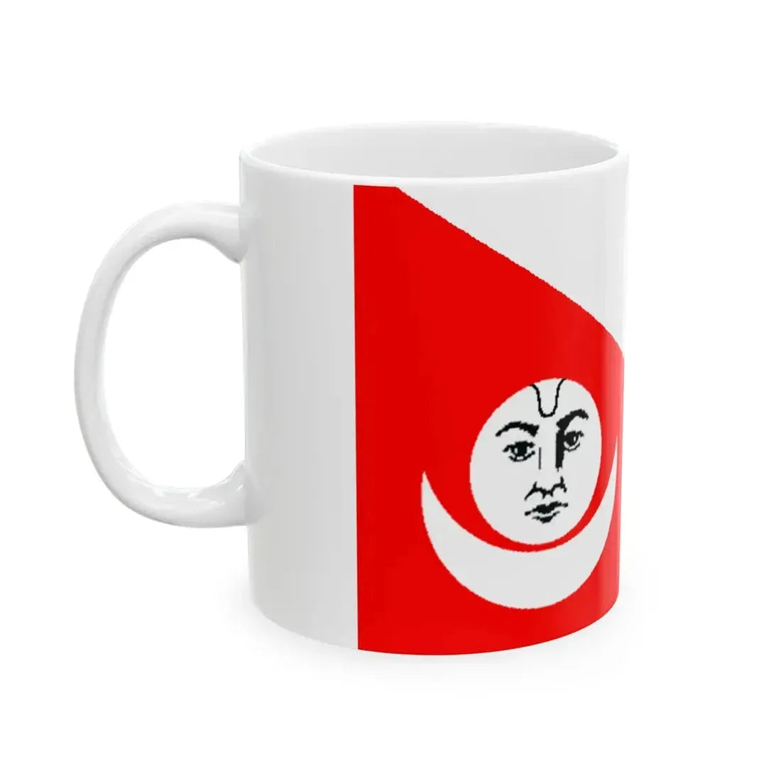 Royal standards of the Shah Dynasty 19th century (Nepal) White Coffee Mug - Go Mug Yourself