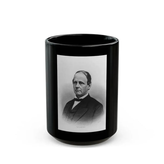 R.P. Buckland, Head-And-Shoulders Portrait, Facing Left (U.S. Civil War) Black Coffee Mug 15oz - Go Mug Yourself
