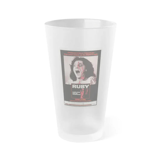 RUBY 1977 Movie Poster - Frosted Pint Glass 16oz 16oz Frosted - Go Mug Yourself