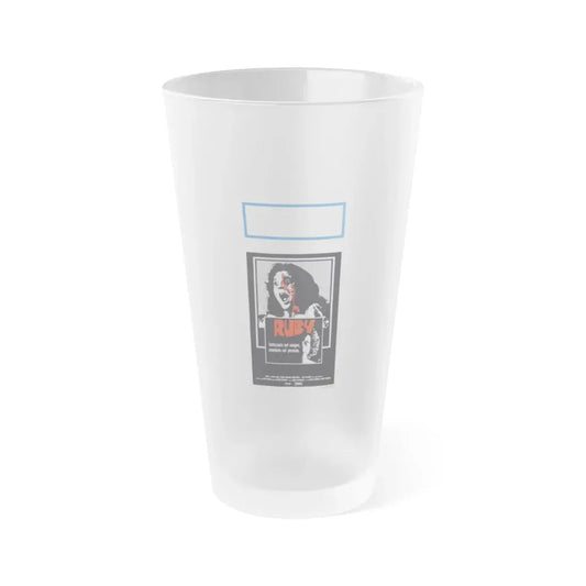 RUBY (ITALIAN) 1977 Movie Poster - Frosted Pint Glass 16oz 16oz Frosted - Go Mug Yourself