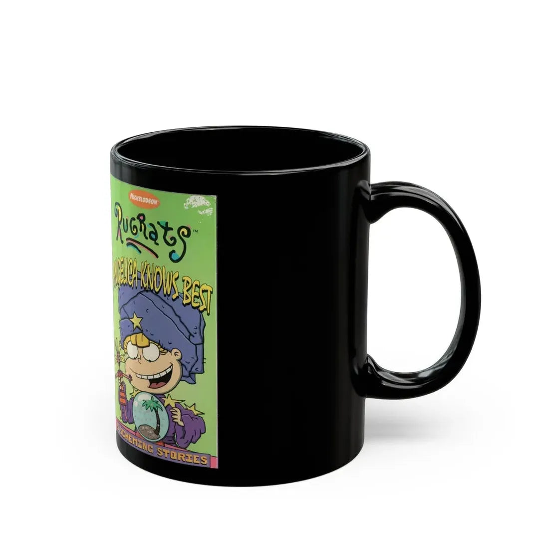 RUGRATS ANGELICA KNOWS BEST (VHS COVER) - Black Coffee Mug - Go Mug Yourself
