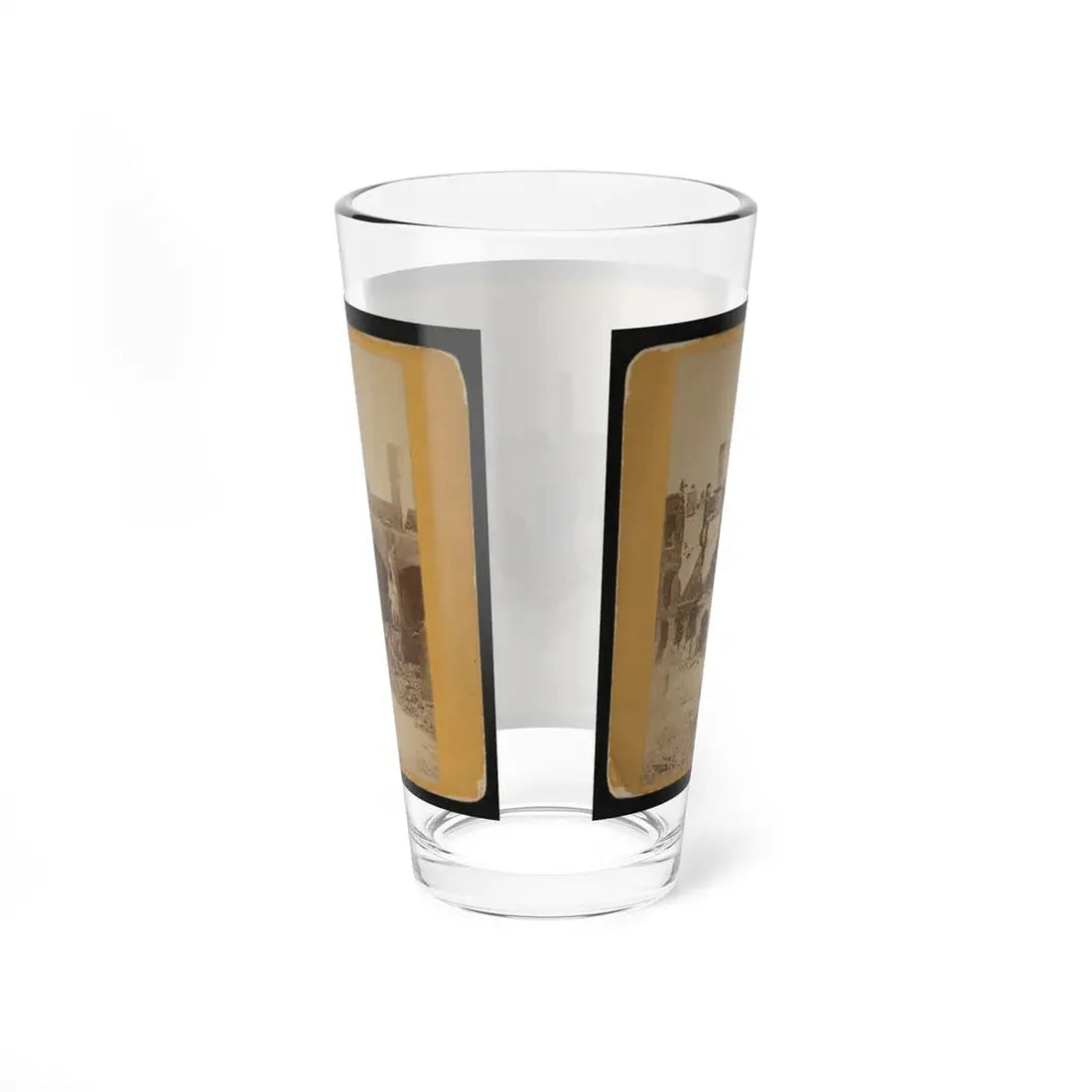 Ruins Of Fort Sumter, Charleston Harbor, S.C. (U.S. Civil War) Pint Glass 16oz - Go Mug Yourself