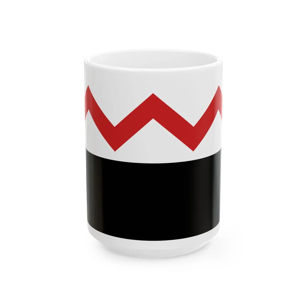 Ruiselede vlag (Belgium) White Coffee Mug 15oz - Go Mug Yourself