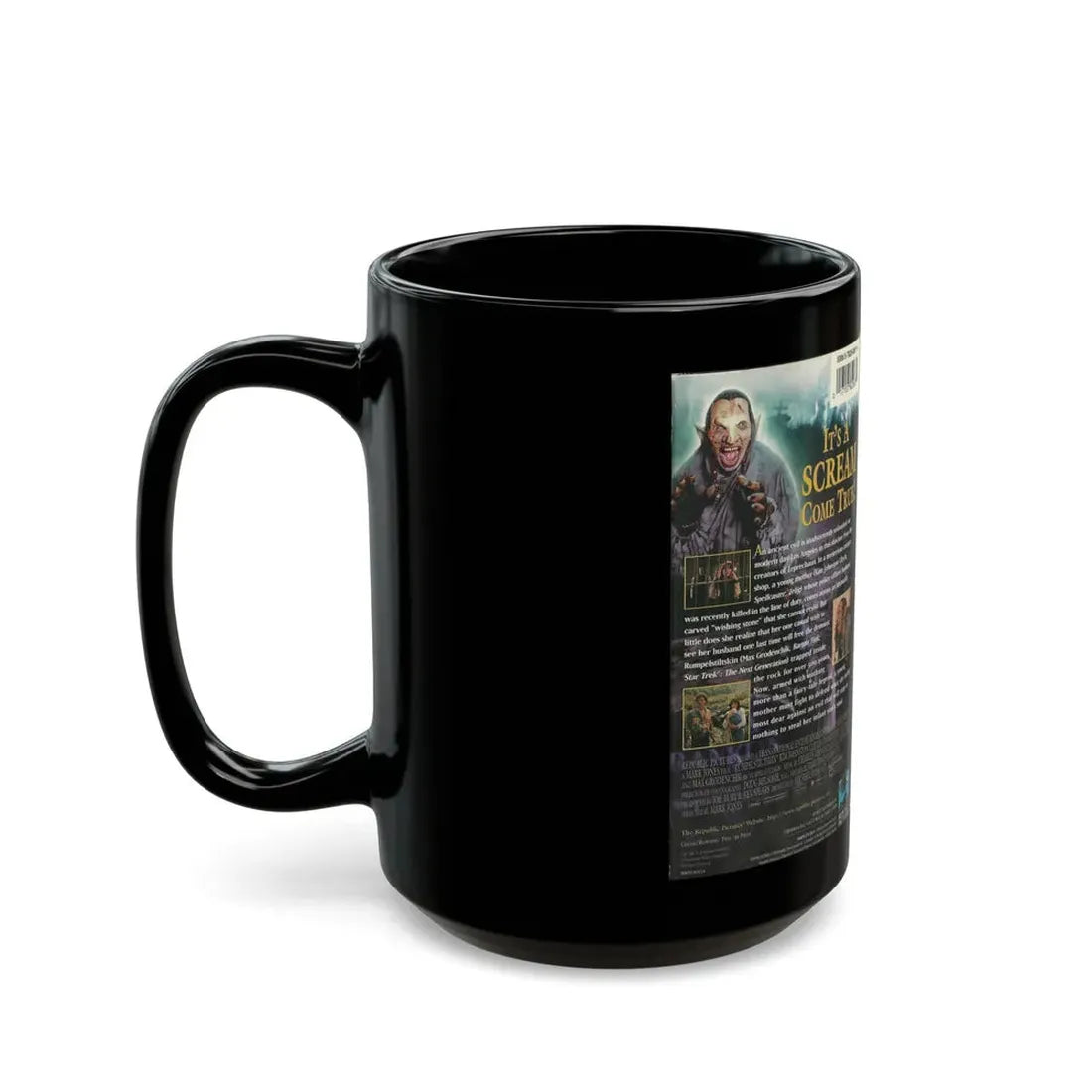 RUMPELSTILSKIN (VHS COVER) - Black Coffee Mug - Go Mug Yourself