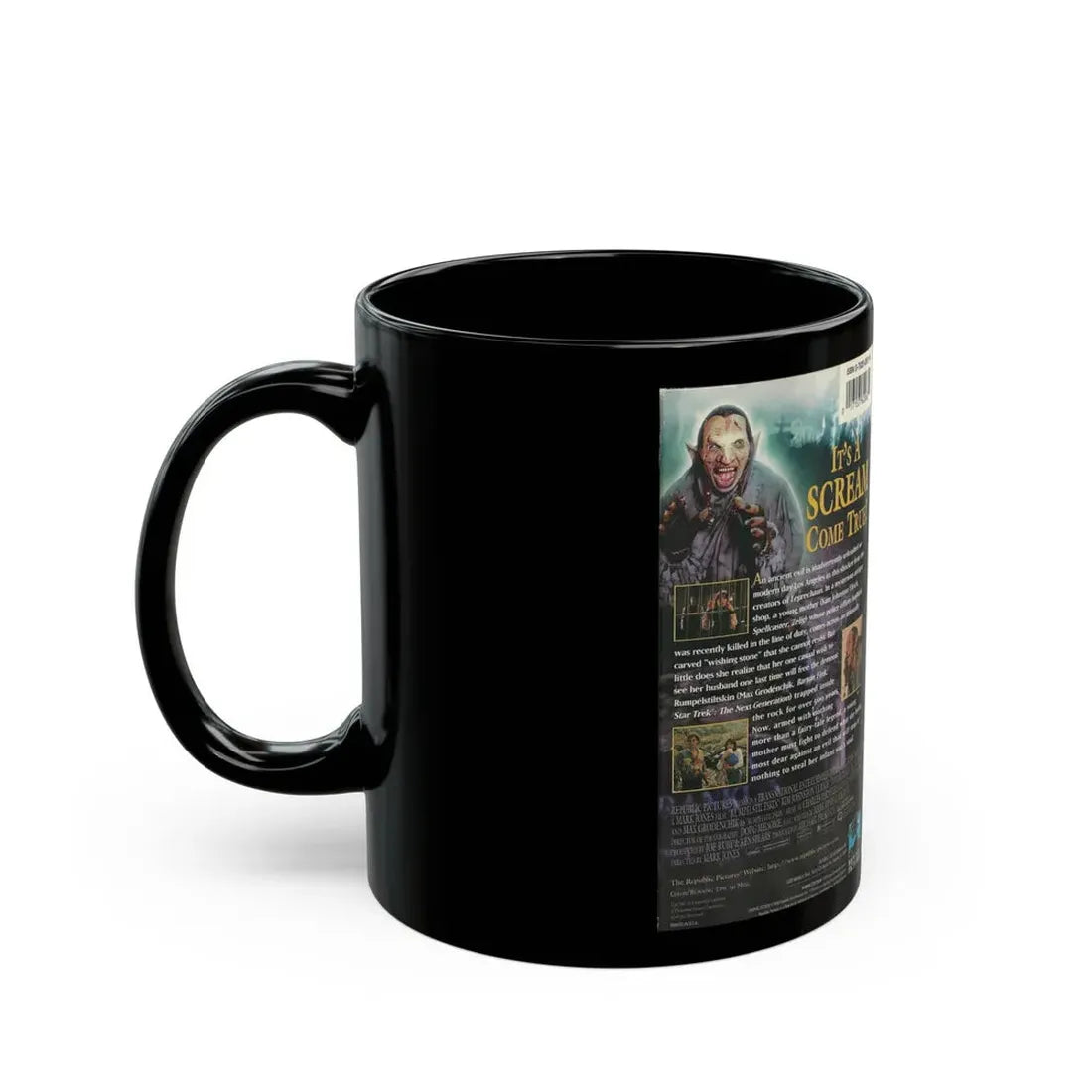 RUMPELSTILSKIN (VHS COVER) - Black Coffee Mug - Go Mug Yourself