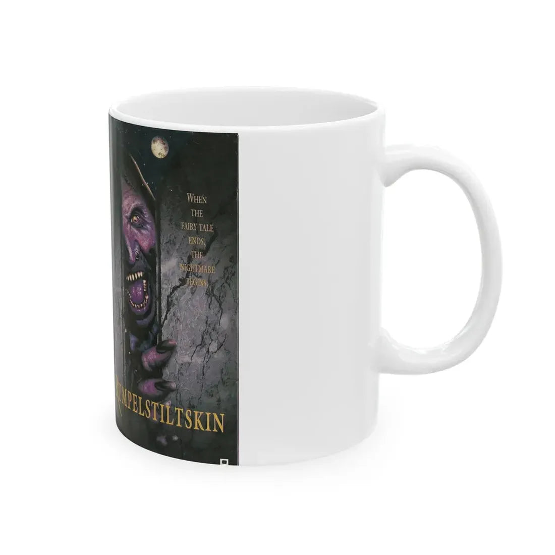 RUMPELSTILSKIN (VHS COVER) - White Coffee Mug - Go Mug Yourself