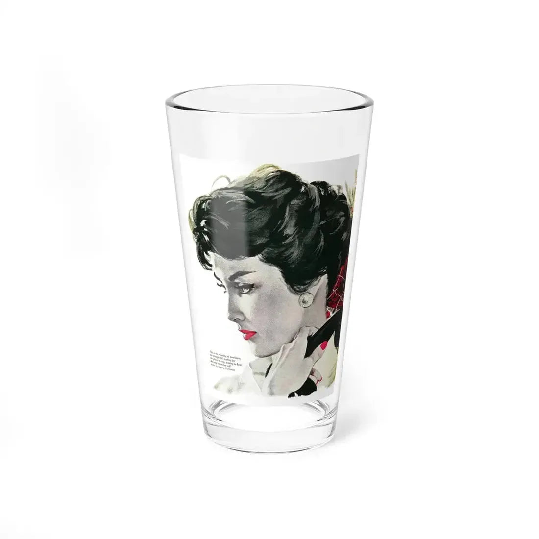 Run Away Home, Woman's Day, December 1959 (Magazine Illustration) Pint Glass 16oz 16oz - Go Mug Yourself
