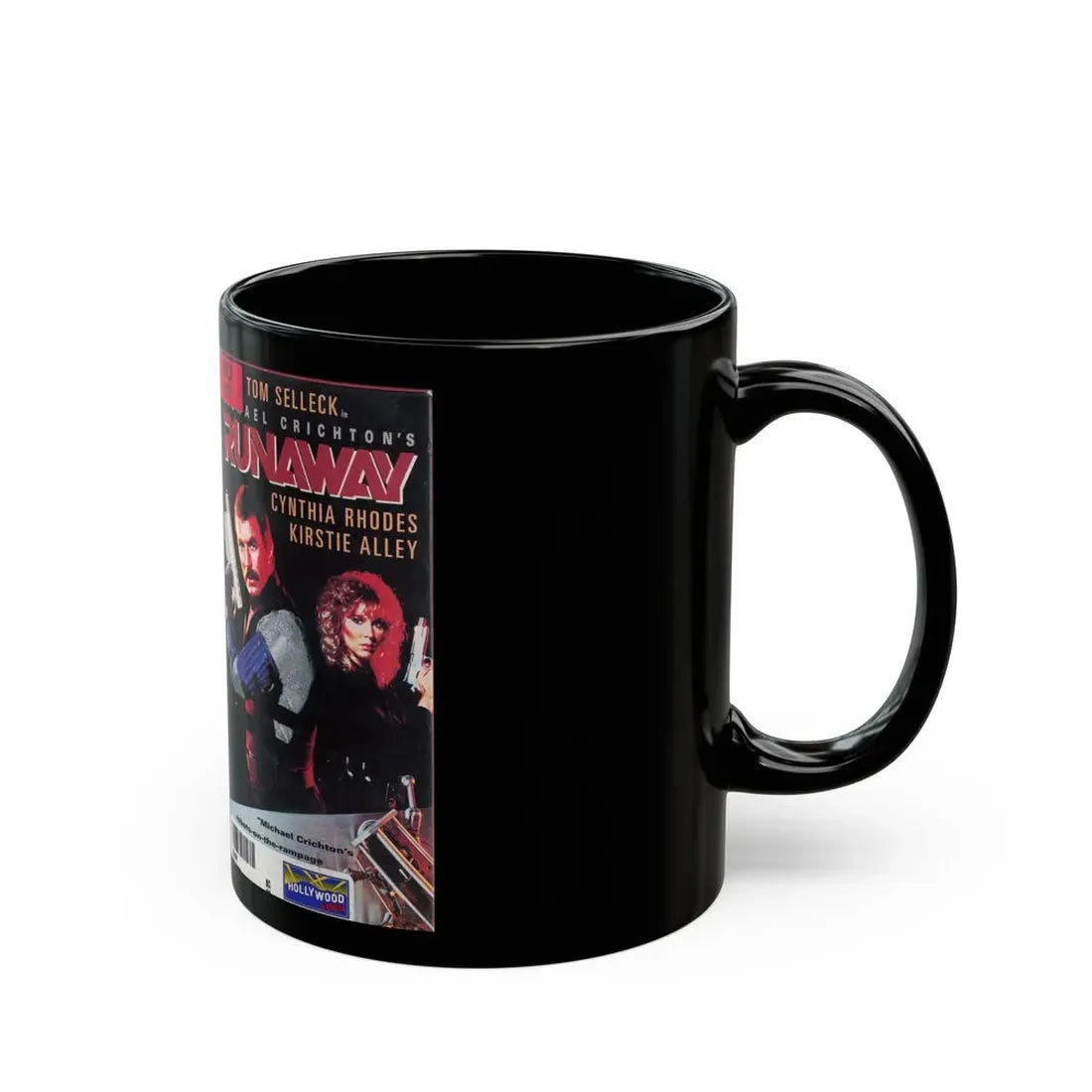 RUNAWAY (VHS COVER) - Black Coffee Mug - Go Mug Yourself