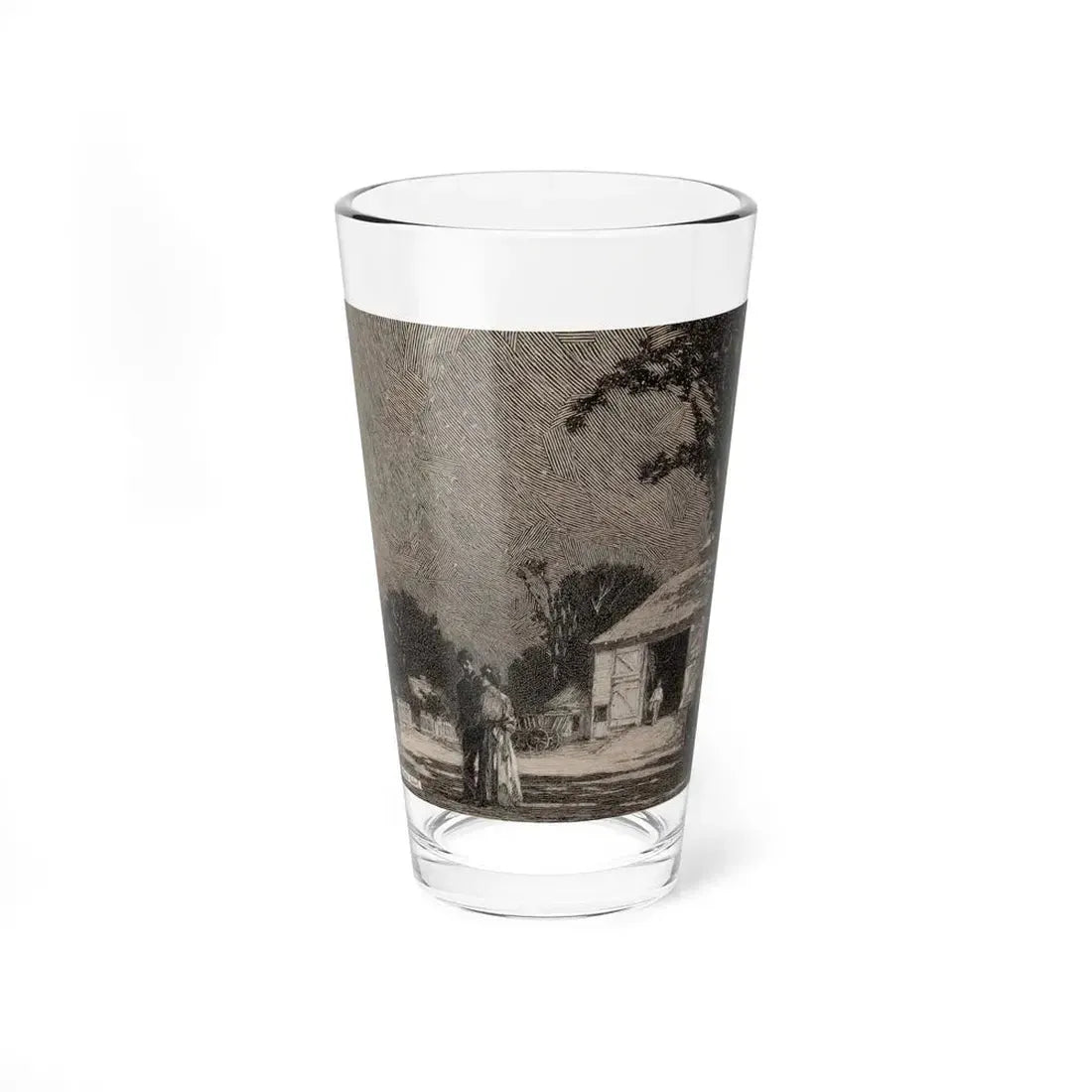 Rural Romance (Magazine Illustration) Pint Glass 16oz 16oz - Go Mug Yourself