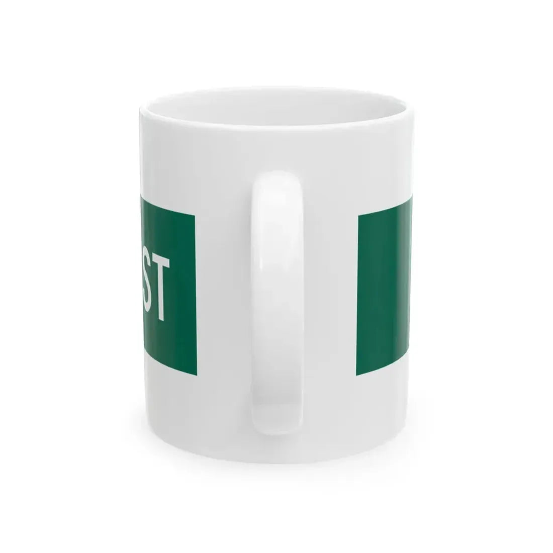 Rush St Chicago (Illinois) (Road Sign) White Coffee Mug - Go Mug Yourself