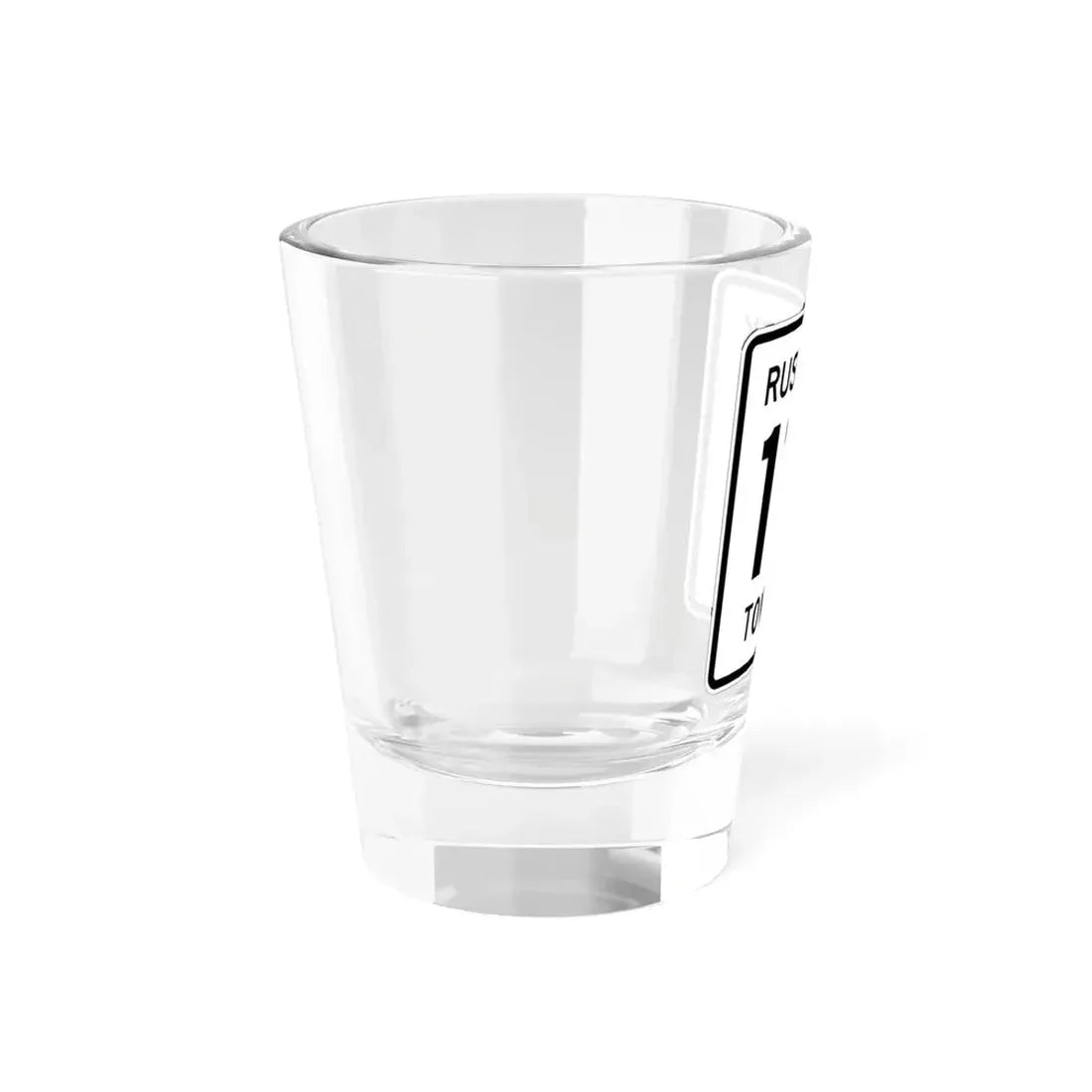 Rushcreek Township Route 110 Logan County Ohio (Ohio) (Road Sign) Shot Glass 1.5oz - Go Mug Yourself