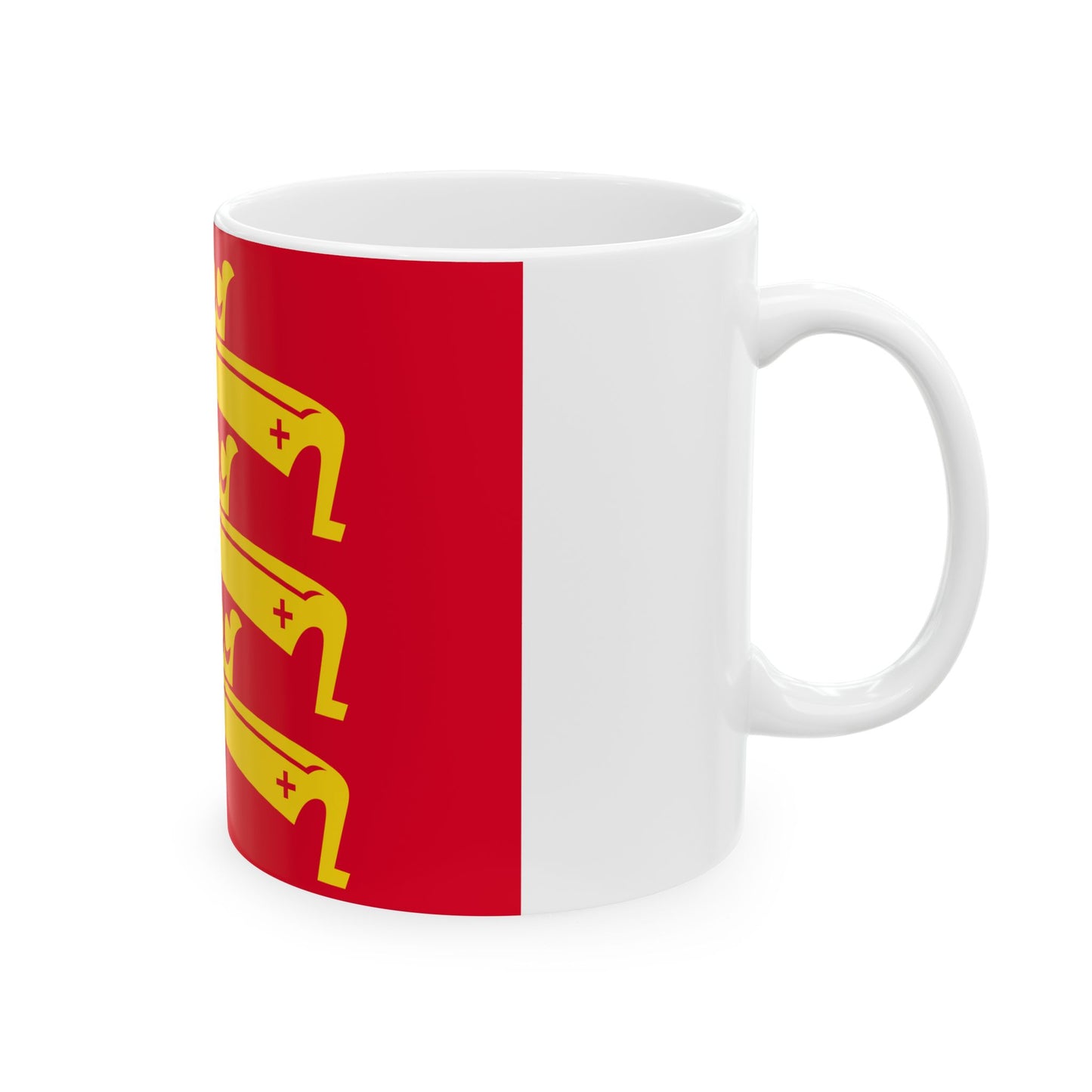 Rusko.lippu (Finland) White Coffee Mug-Go Mug Yourself