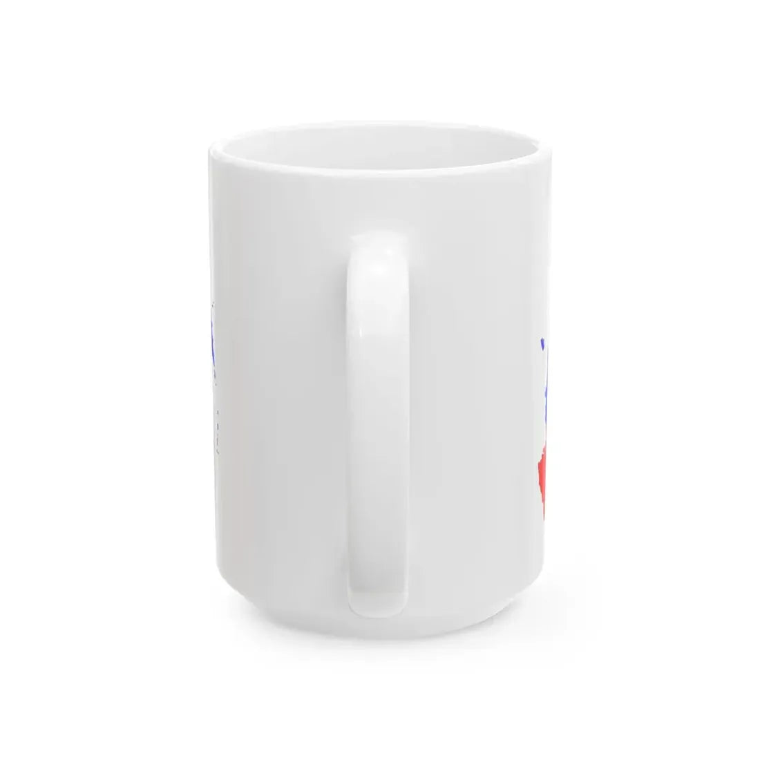Russia Flag Map (Russia) White Coffee Mug - Go Mug Yourself