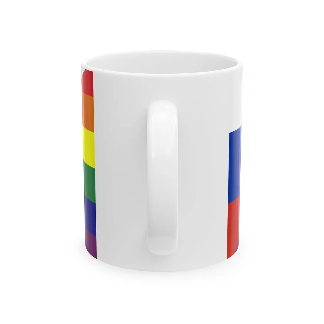Russia Gay flag (Russia) White Coffee Mug - Go Mug Yourself