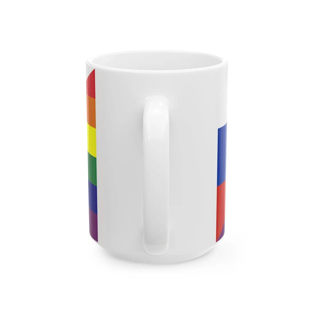 Russia Gay flag (Russia) White Coffee Mug - Go Mug Yourself