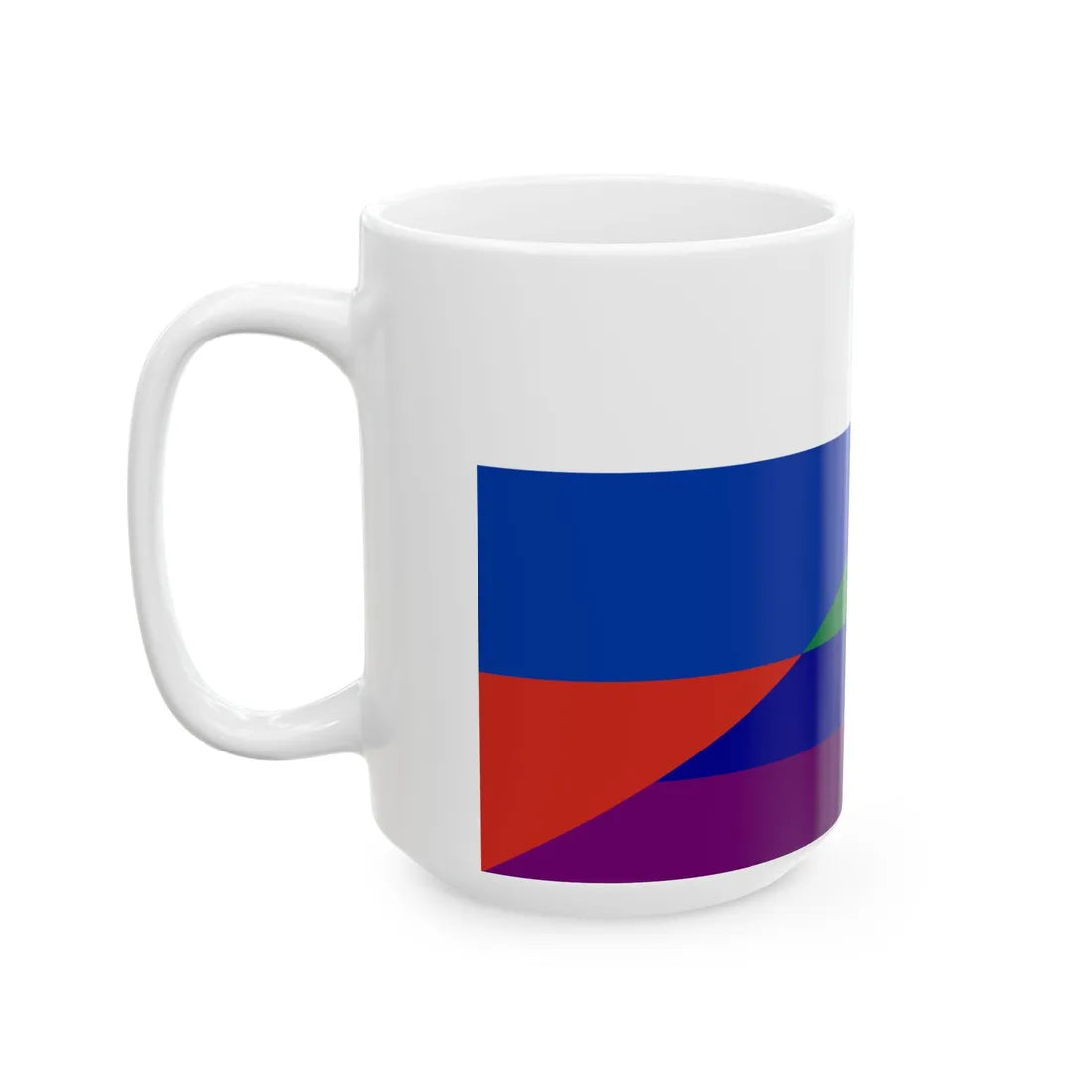 Russia Gay flag (Russia) White Coffee Mug - Go Mug Yourself