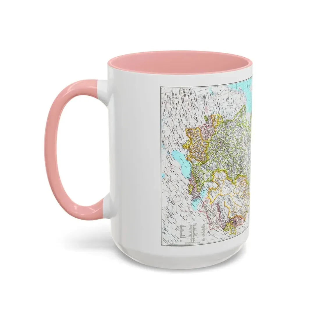 Russia - Soviet Union 1 (1990) (Map) Accent Coffee Mug - Go Mug Yourself