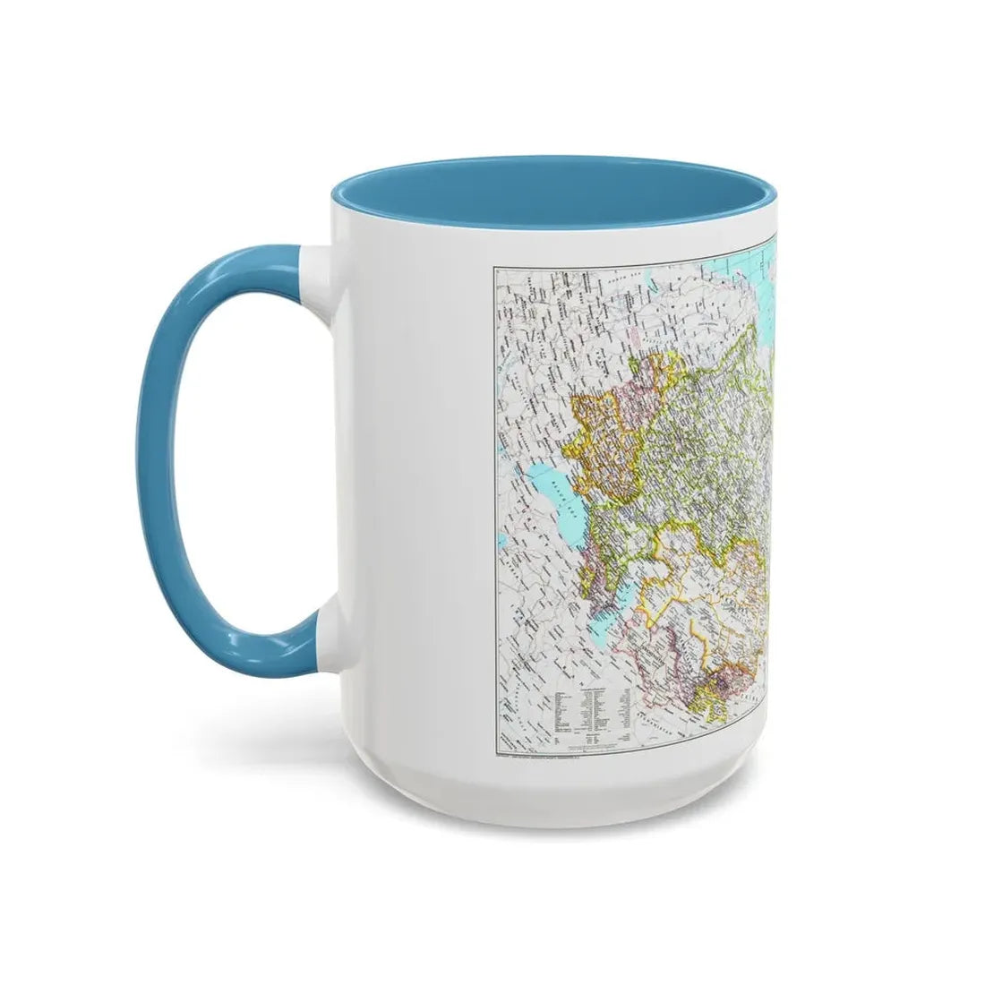 Russia - Soviet Union 1 (1990) (Map) Accent Coffee Mug - Go Mug Yourself