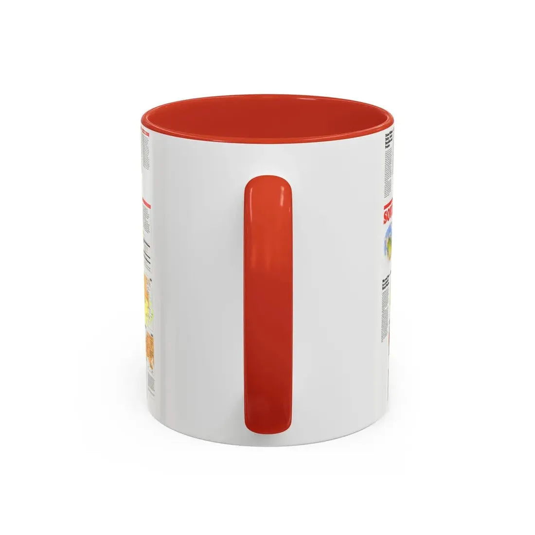 Russia - Soviet Union 2 (1990) (Map) Accent Coffee Mug - Go Mug Yourself