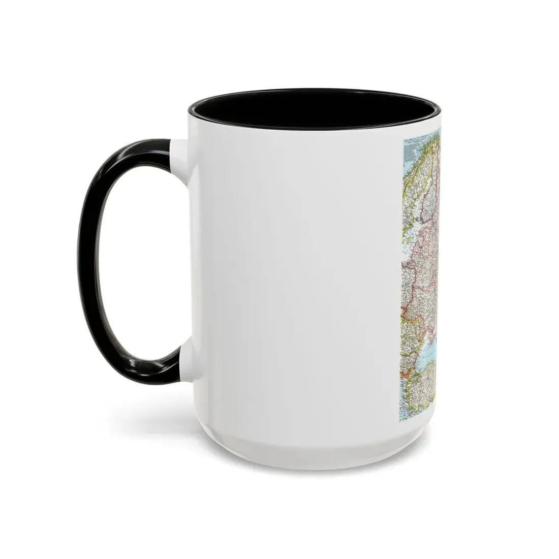 Russia - Western Soviet Union (1959) (Map) Accent Coffee Mug - Go Mug Yourself