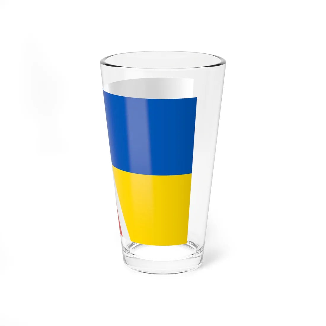 Russo-Ukrainian War Flag (Ukraine) Pint Glass 16oz - Go Mug Yourself