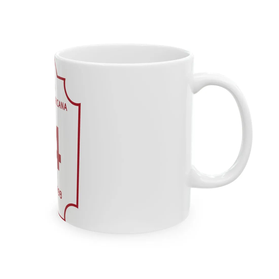 Ruta Hispanoamericana (Puerto Rico) (Road Sign) White Coffee Mug - Go Mug Yourself