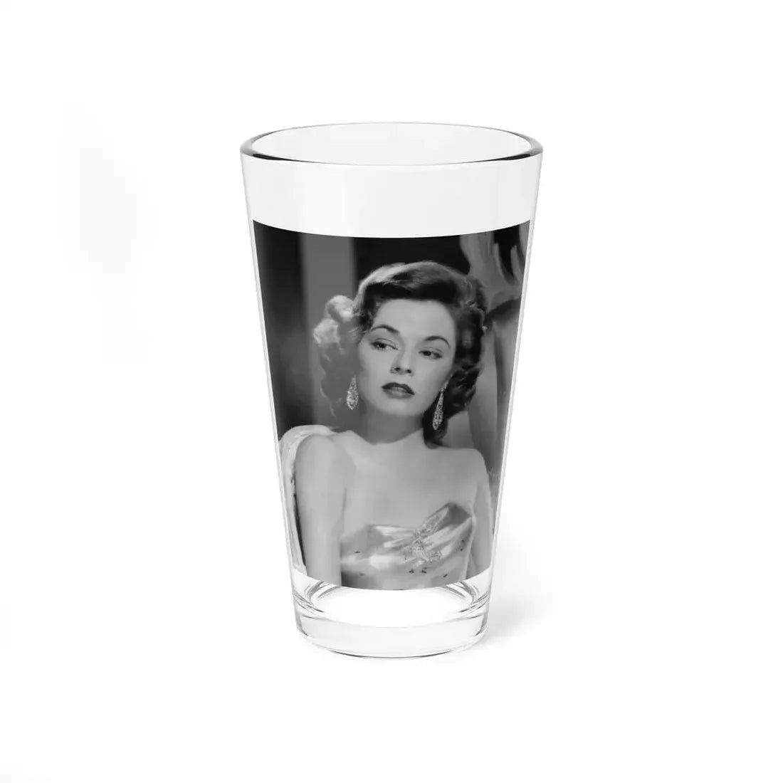 Ruth Roman #02 (Vintage Female Icon) Pint Glass 16oz 16oz - Go Mug Yourself