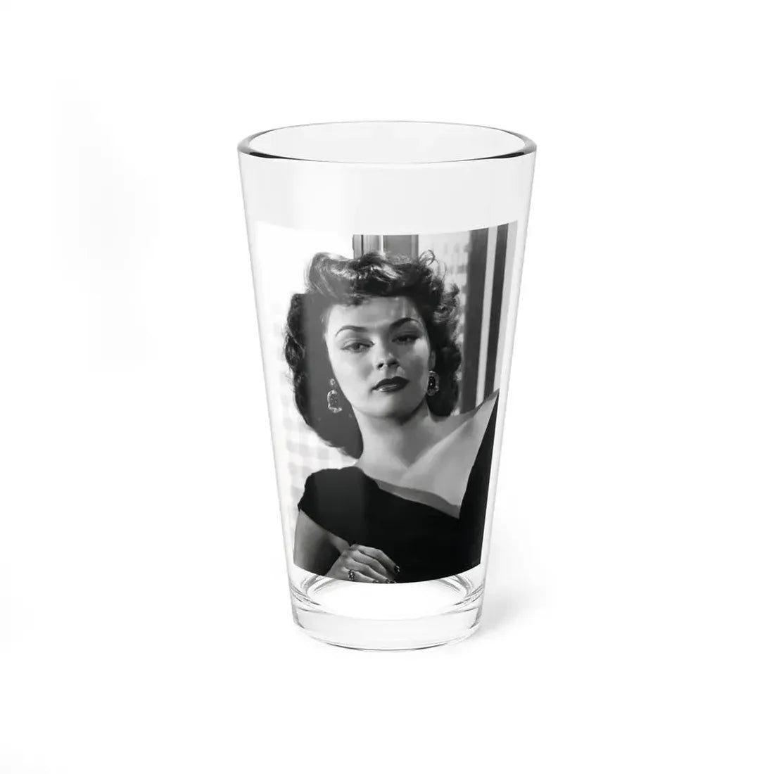Ruth Roman #07 (Vintage Female Icon) Pint Glass 16oz 16oz - Go Mug Yourself
