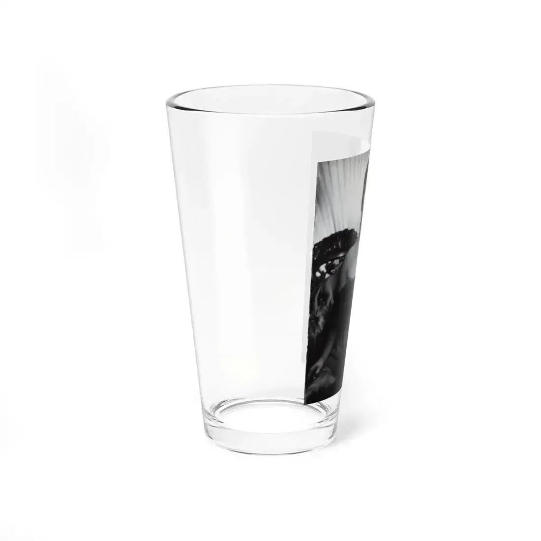 Ruth Roman #102 - 8.5x10.5 B&W Upper Body Glamour Photo on Magazine Page (Vintage Female Icon) Pint Glass 16oz - Go Mug Yourself