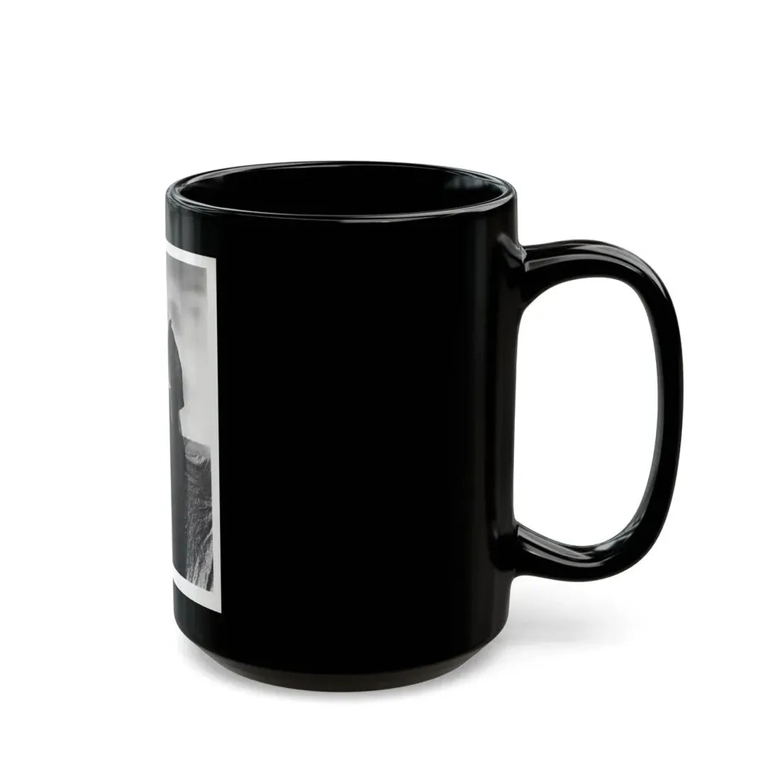 Ruth Roman #103 - 8x10 B&W Full Body Glamour Dress & Lingerie from circa (Vintage Female Icon) Black Coffee Mug - Go Mug Yourself
