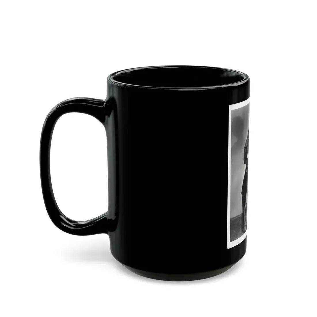 Ruth Roman #103 - 8x10 B&W Full Body Glamour Dress & Lingerie from circa (Vintage Female Icon) Black Coffee Mug - Go Mug Yourself