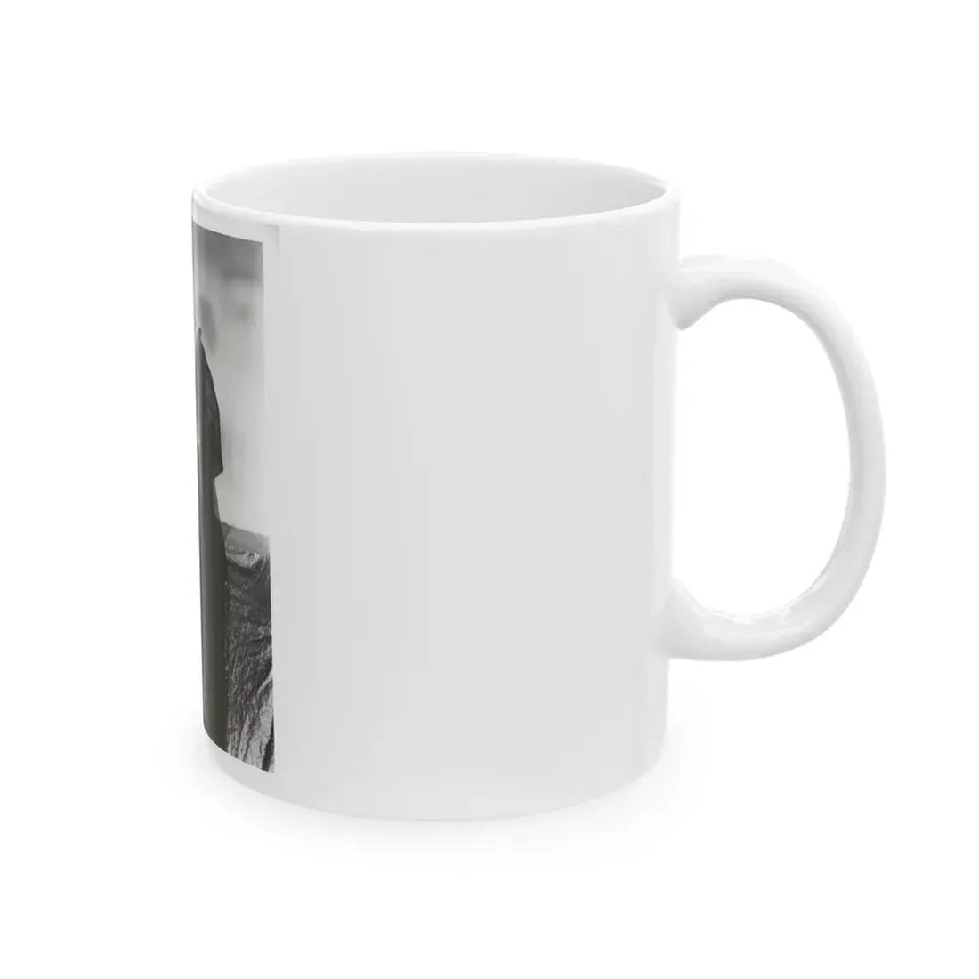Ruth Roman #103 - 8x10 B&W Full Body Glamour Dress & Lingerie from circa (Vintage Female Icon) White Coffee Mug - Go Mug Yourself