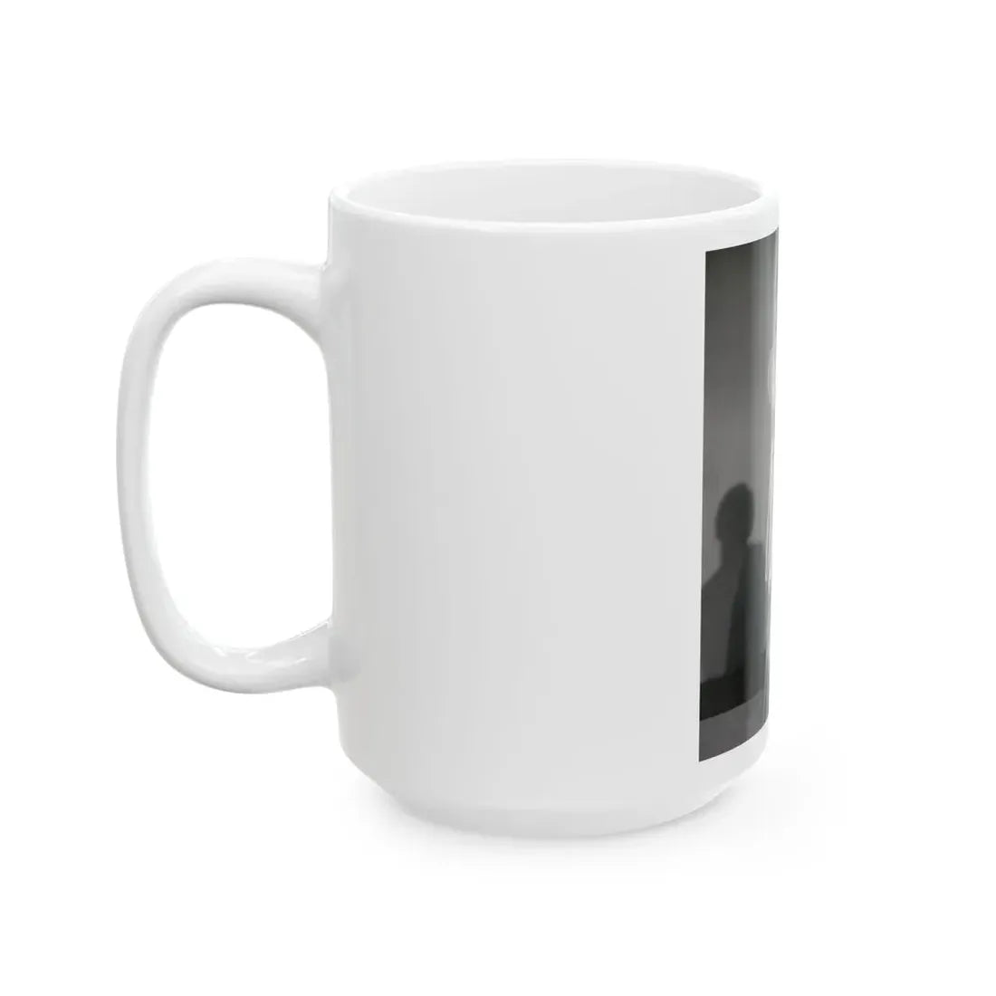 Ruth Roman #104 - 8x10 B&W Full Body Glamour Dress Photo from circa (Vintage Female Icon) White Coffee Mug - Go Mug Yourself