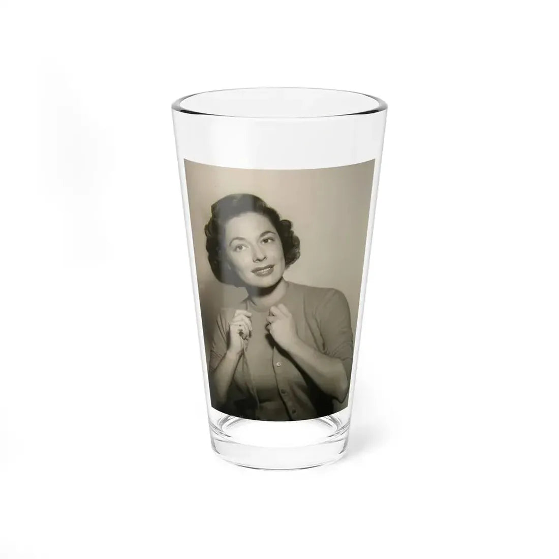 Ruth Roman #42 (Vintage Female Icon) Pint Glass 16oz 16oz - Go Mug Yourself