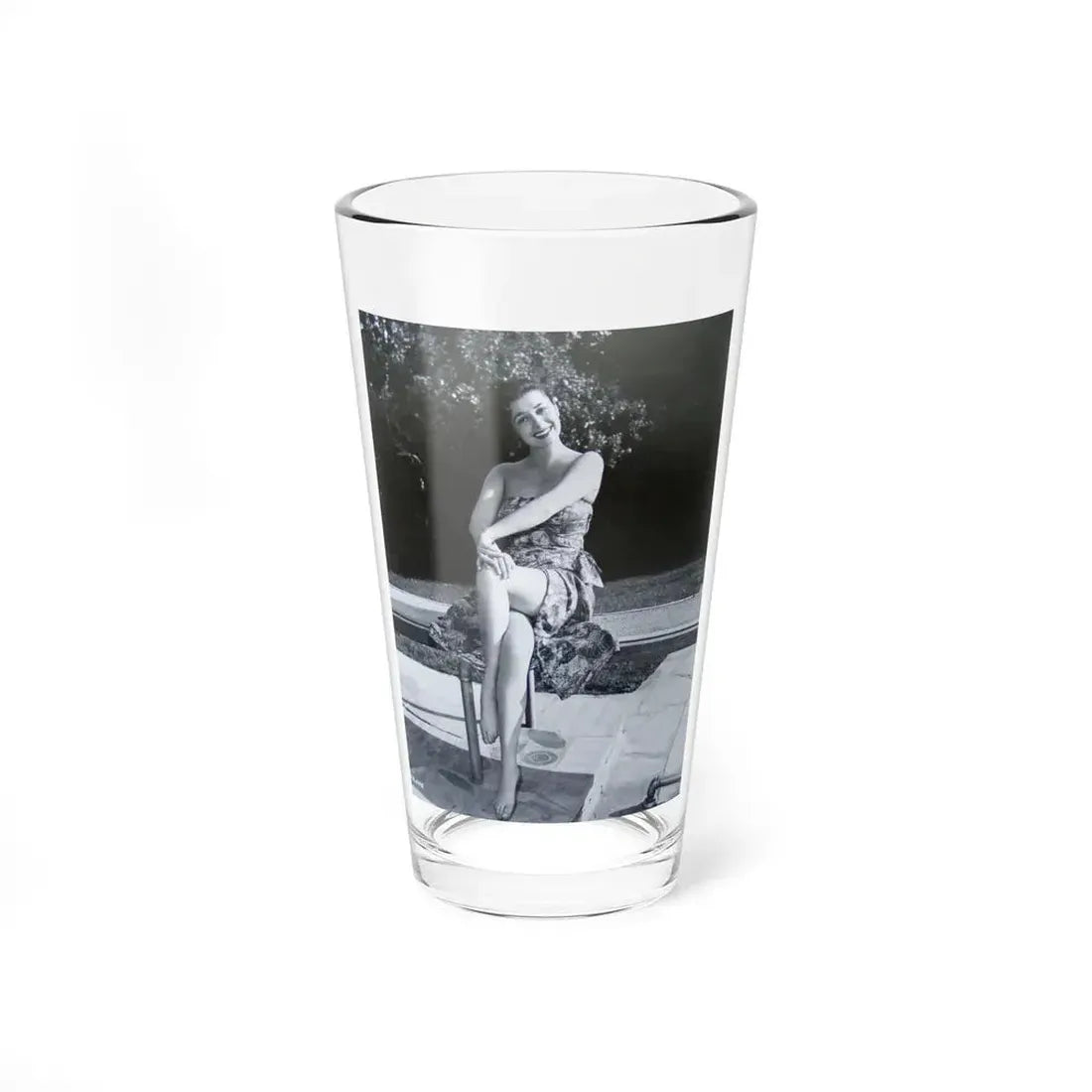 Ruth Roman #74 (Vintage Female Icon) Pint Glass 16oz 16oz - Go Mug Yourself