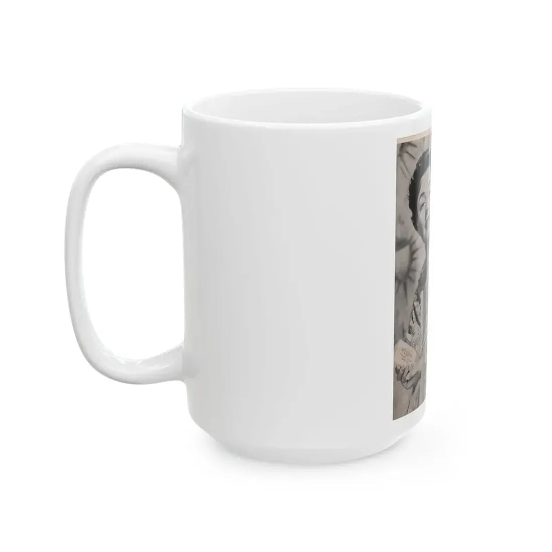 Ruth Roman #92 - Soap Add (Vintage Female Icon) White Coffee Mug - Go Mug Yourself