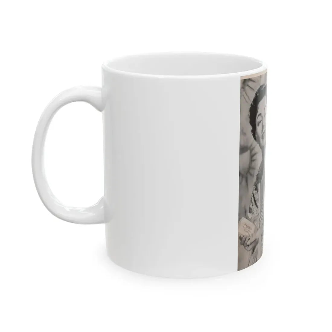 Ruth Roman #92 - Soap Add (Vintage Female Icon) White Coffee Mug - Go Mug Yourself