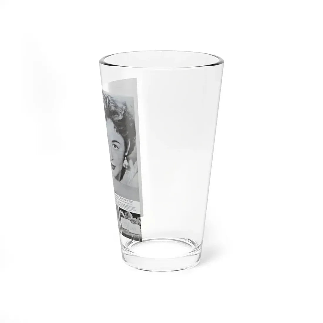 Ruth Roman #93 - Soap Add (Vintage Female Icon) Pint Glass 16oz - Go Mug Yourself