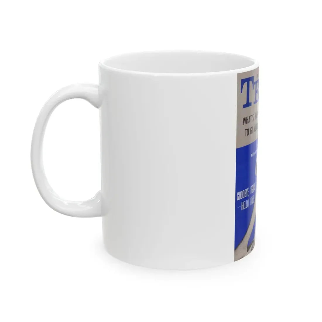 Ruth Roman #98 - Mag. Cover (Vintage Female Icon) White Coffee Mug - Go Mug Yourself