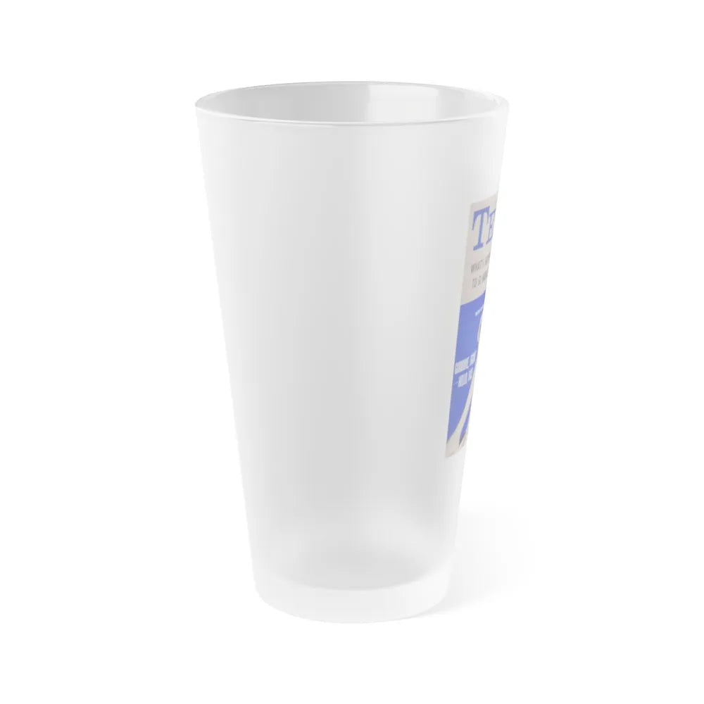 Ruth Roman #98 - Mag. Cover (Vintage Female Icon) Frosted Pint Glass 16oz-Go Mug Yourself
