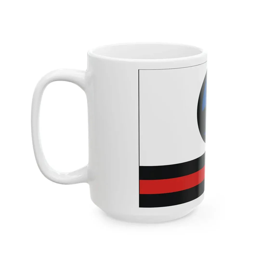 Ryukyu Islands flag until 1875 bordered (Japan) White Coffee Mug - Go Mug Yourself