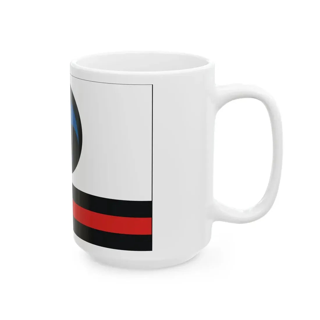 Ryukyu Islands flag until 1875 bordered (Japan) White Coffee Mug - Go Mug Yourself