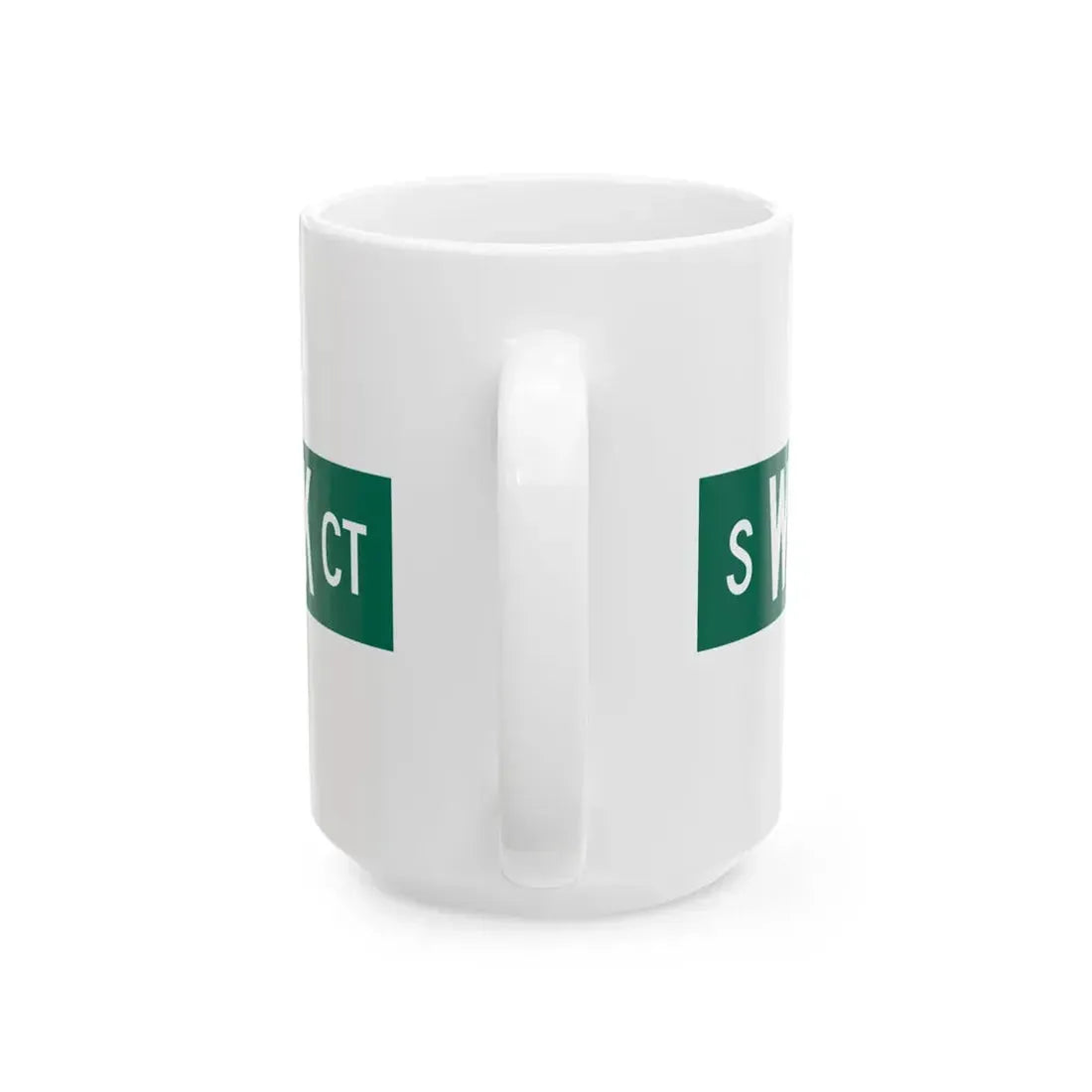 S Washington Park Ct Chicago (Illinois) (Road Sign) White Coffee Mug - Go Mug Yourself
