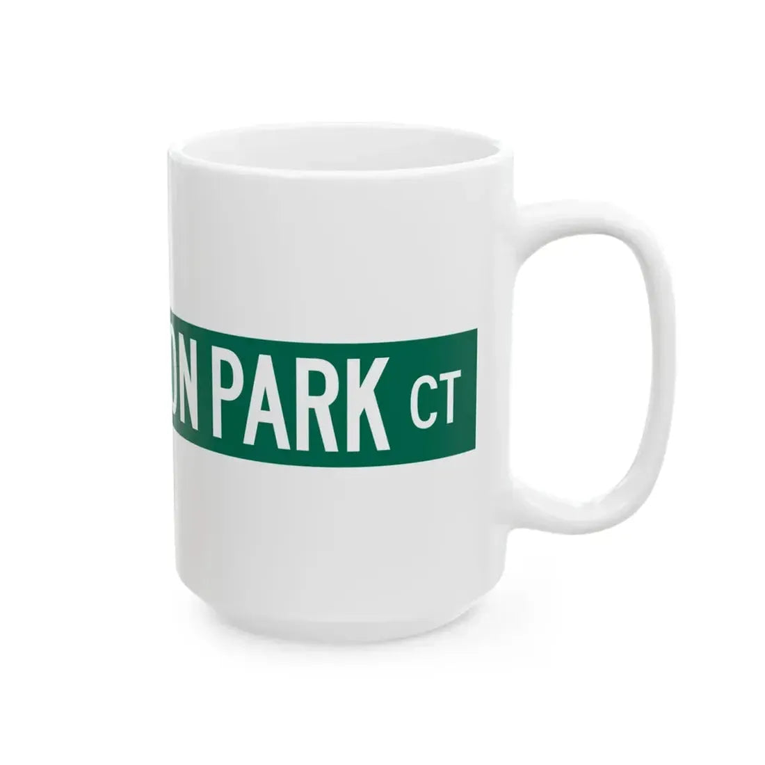 S Washington Park Ct Chicago (Illinois) (Road Sign) White Coffee Mug - Go Mug Yourself