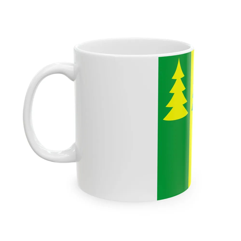 Saarde valla lipp (Estonia) White Coffee Mug - Go Mug Yourself