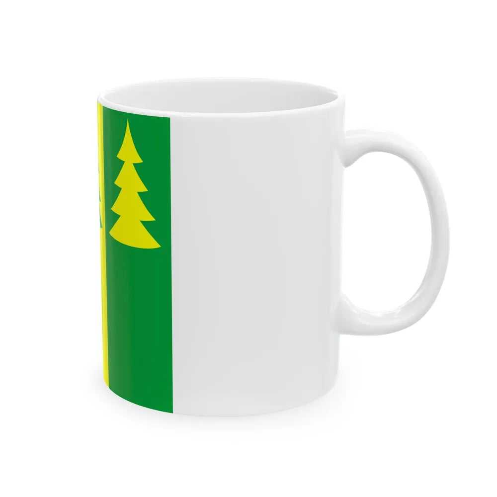 Saarde valla lipp (Estonia) White Coffee Mug - Go Mug Yourself